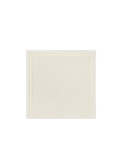 Dior White Oblique Shawl