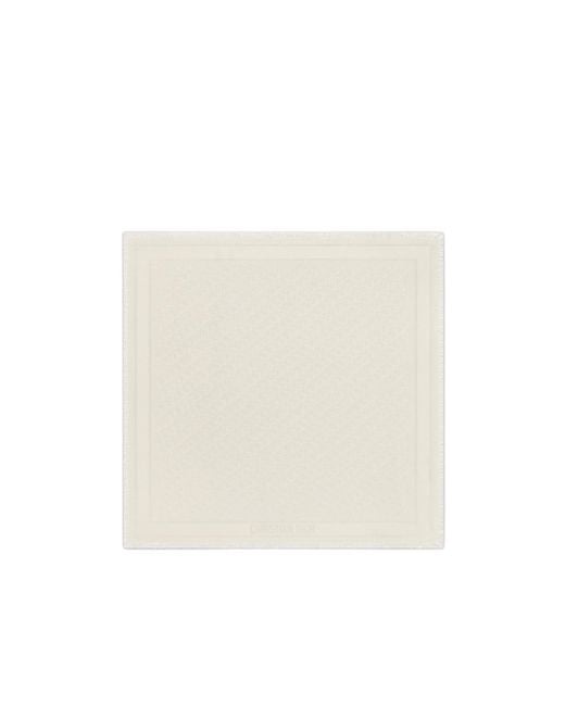 Dior White Oblique Shawl