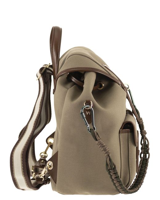 Weekend by Maxmara Brown Pocket Backpack