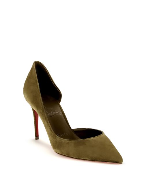Christian Louboutin Green Iriza Stiletto-Heel Pumps