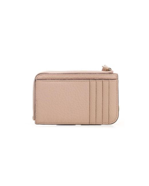 Chloé Pink Chloé Alphabet Zipped Cardholder