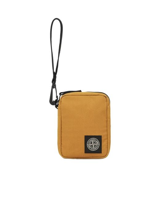 Stone Island Metallic Wrist Wallet for men