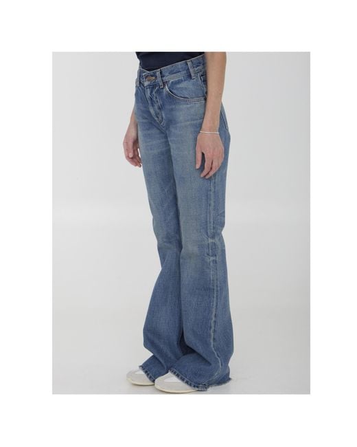 Céline Blue Flared Jeans