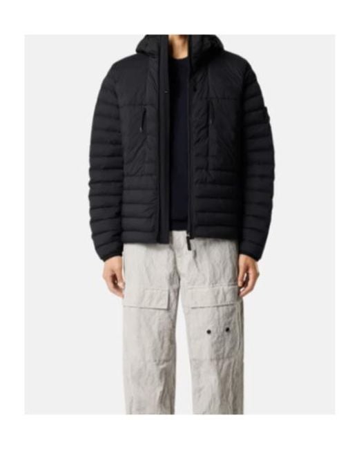 Stone Island Blue Down Jacket for men