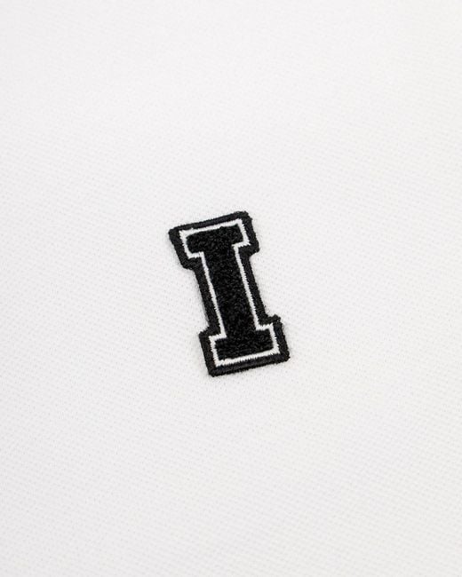 Iceberg White Logo Polo Shirt for men