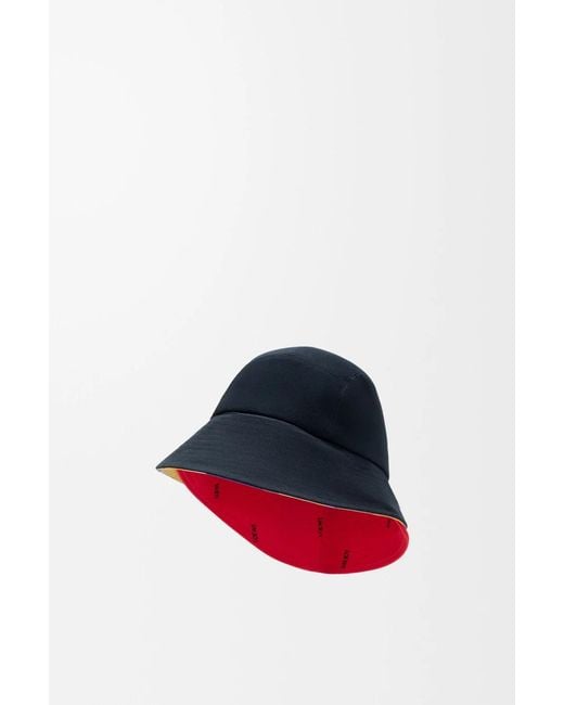 Loewe Blue Multi-Brim Bucket Hat for men