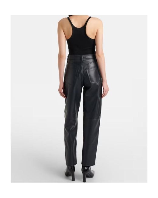 FRAME Blue Belt Loop Casual Pants