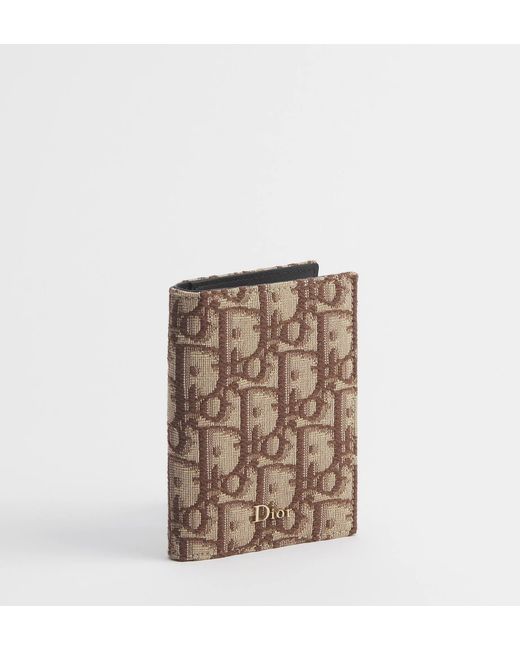 Dior Brown Bifold Card Holder for men