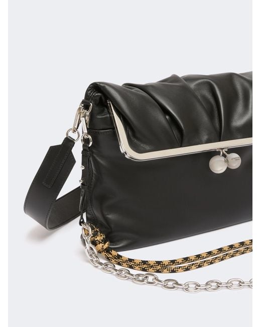 Weekend by Maxmara Black Frame Clasp Shoulder Bag