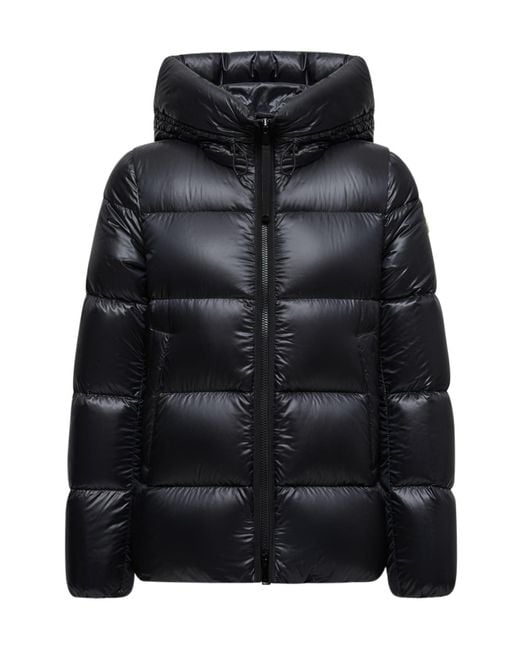 Moncler Black Serittes Hooded Short Down Jacket