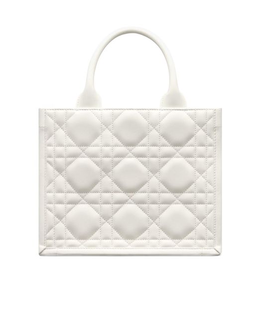 Dior White Small Book Tote