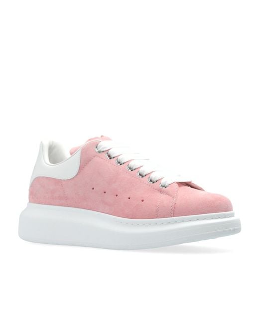 McQueen Pink Oversized Lace-Up Sneakers