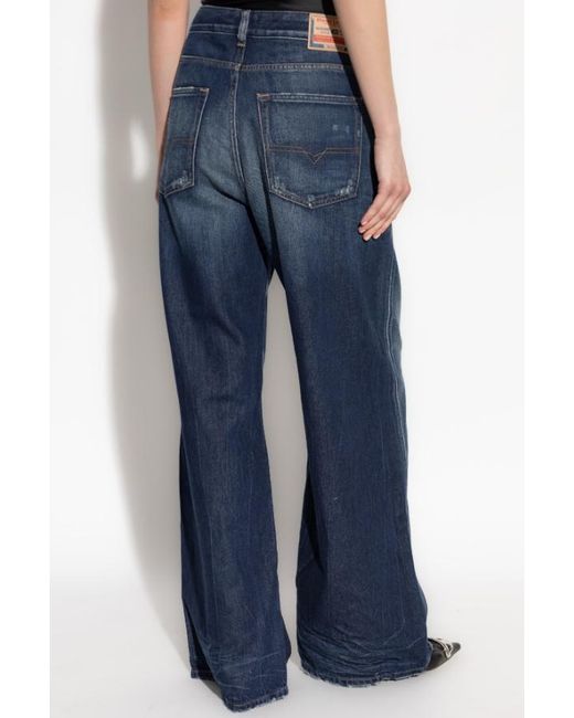DIESEL Blue 1996 D-Sire Distressed Jeans