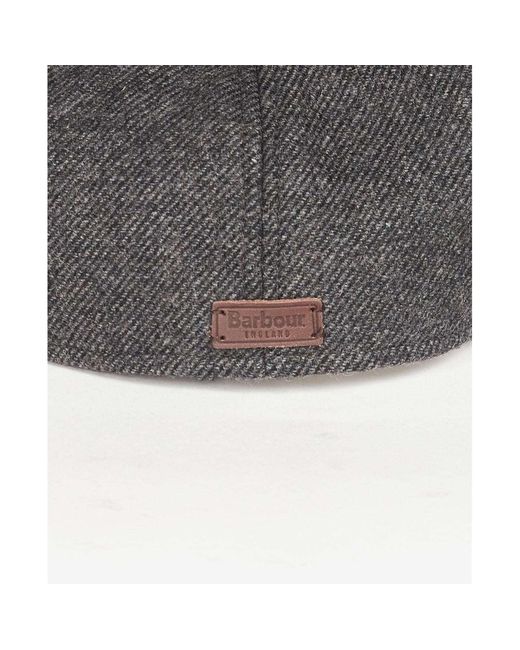 Barbour Gray Logo Beret for men
