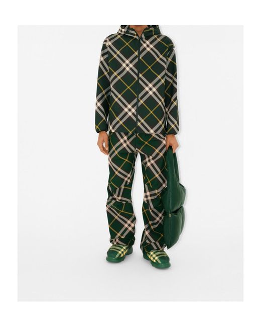 Burberry Green Ered Hooded Jacket for men