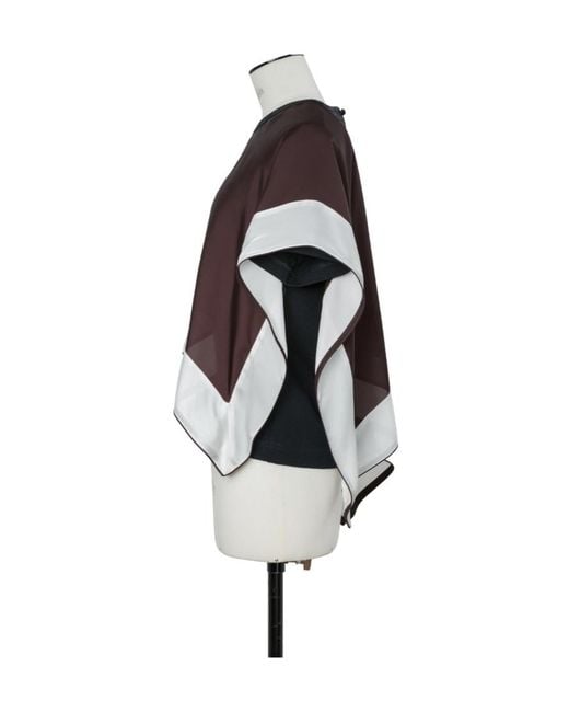 Sacai Multicolor Satin X Cotton Jersey T-Shirt