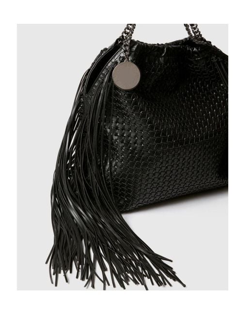 Stella McCartney Black Falabella Medium Shoulder Bag