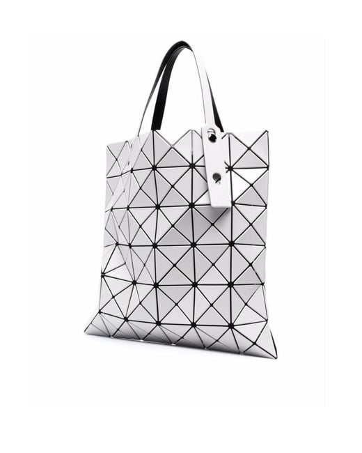 Issey Miyake White Double-Handled Handbag