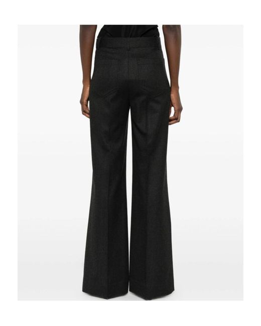 Victoria Beckham Black Alina Trousers