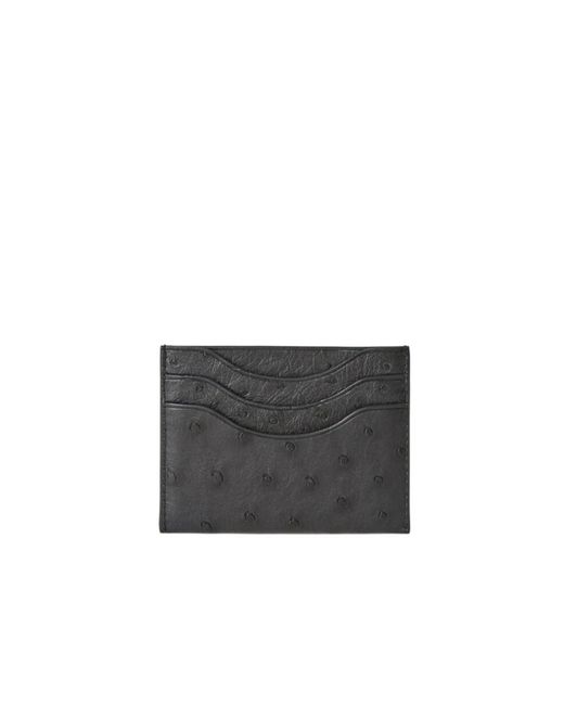 Loro Piana Gray Logo Card Holder for men