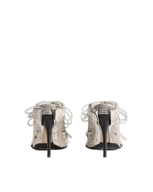 Balenciaga White Stapler Heeled Sandals
