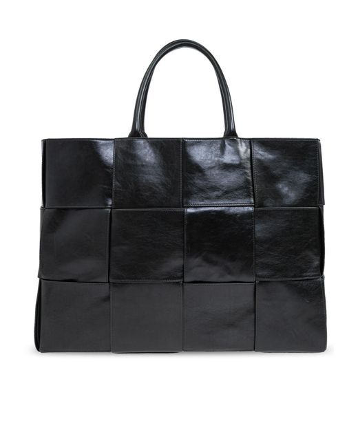 Bottega Veneta Black Arco Large Shopper Bag for men