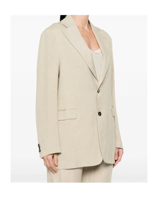 Barena Natural Long-Sleeved Suit Jacket