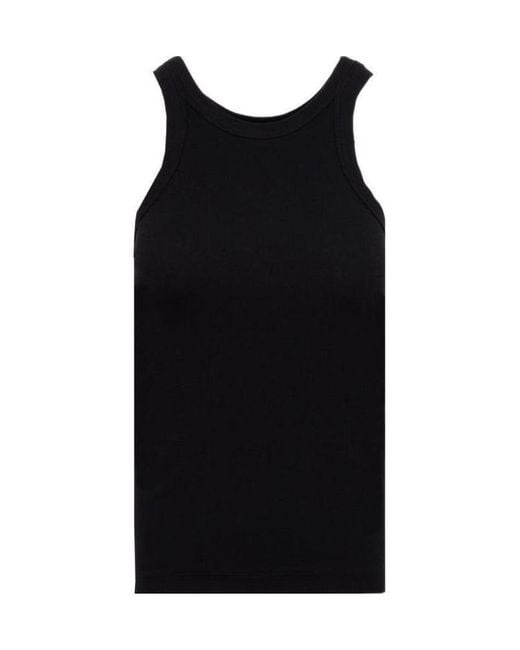 Totême Black Totême Espera Ribbed Tank Top