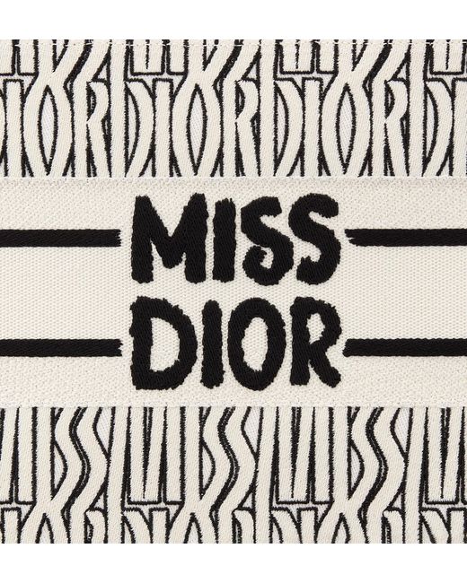 Dior White Medium Logo Handbag