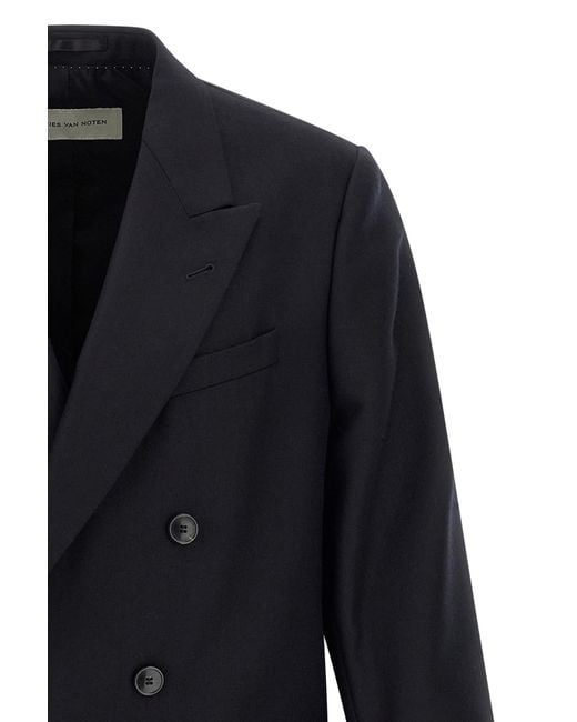 Dries Van Noten Blue 'Buforden' Blazer