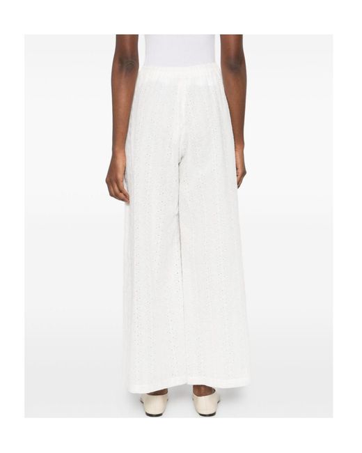 Forte_forte White Dot Trousers