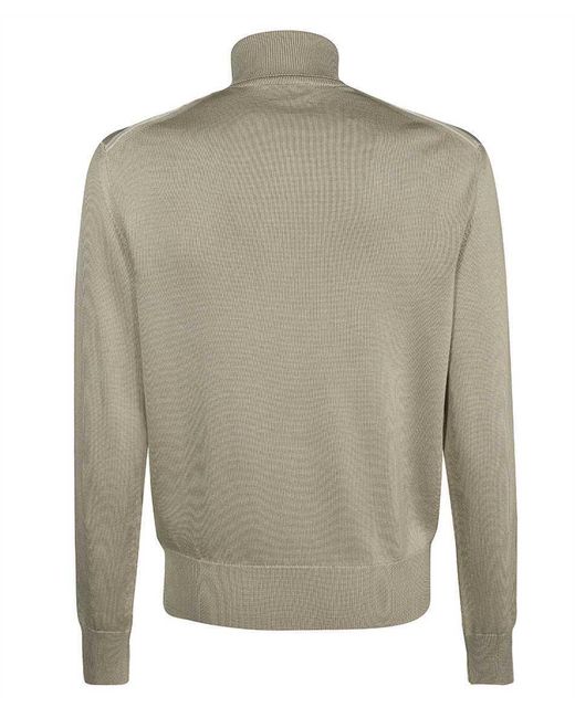 Tom Ford Gray Turtleneck Sweater for men