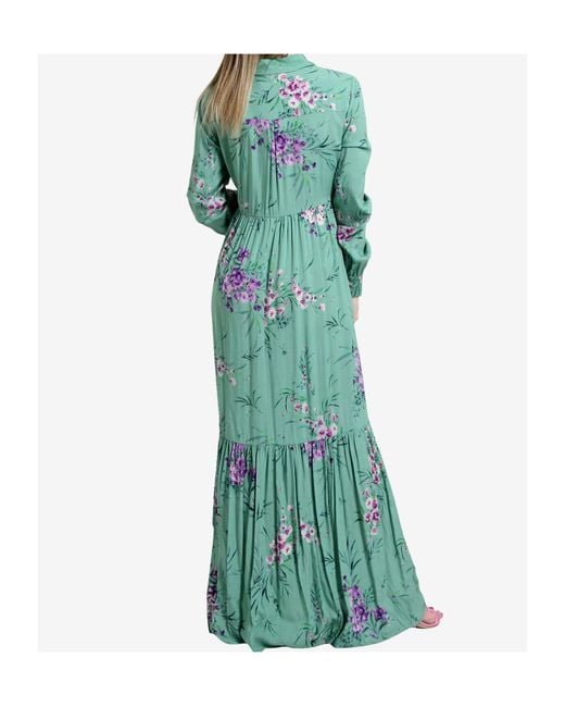 Aniye By Green Printed Pattern Dress