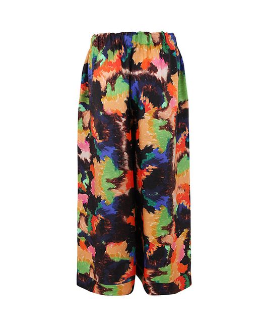 Daniela Gregis White Abstract Pattern Pants