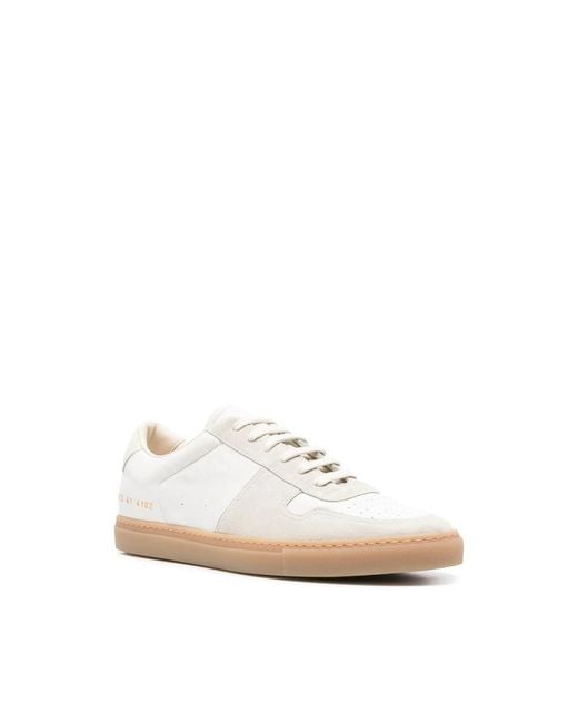 Common Projects White Suede Leather Sneakers for men