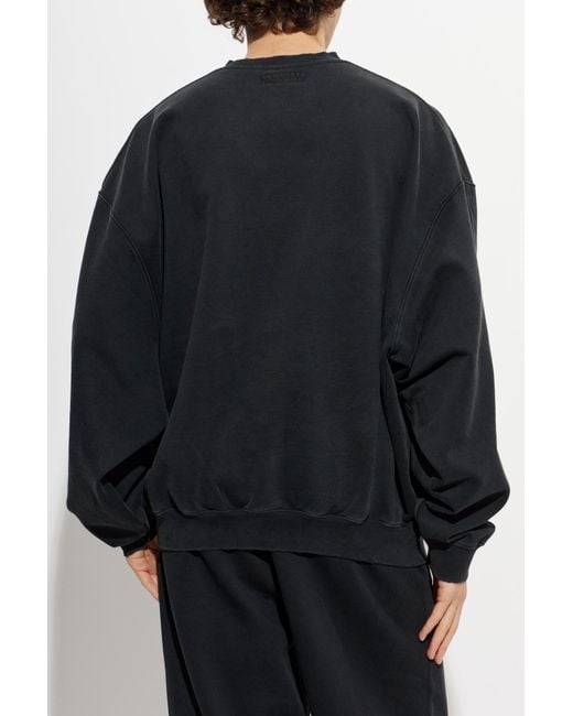 Vetements Blue Long-Sleeved Sweatshirt