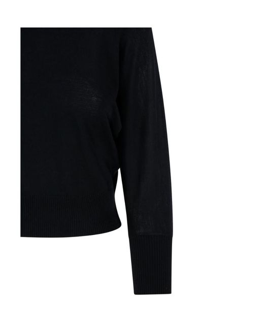 Max Mara Blue Turtleneck Long-Sleeved Jumper
