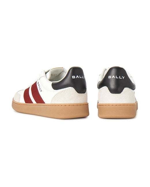 Bally Pink Lace-Up Sneakers