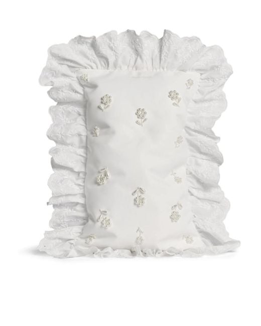 Simone Rocha Gray Pillowcase Clutch Bag