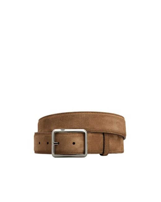 Tod's Brown Solid Color Belt for men