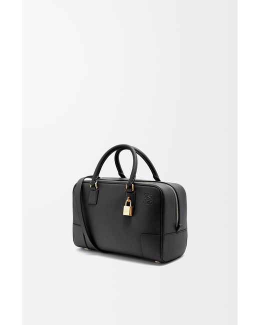 Loewe Black Amazona 28 Leather Tote Bag