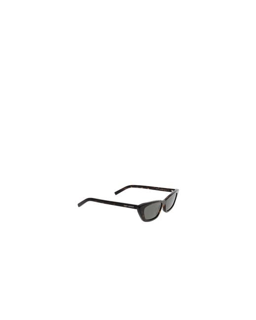 Saint Laurent White Eyewear Sl 277 Cat-Eye Sunglasses