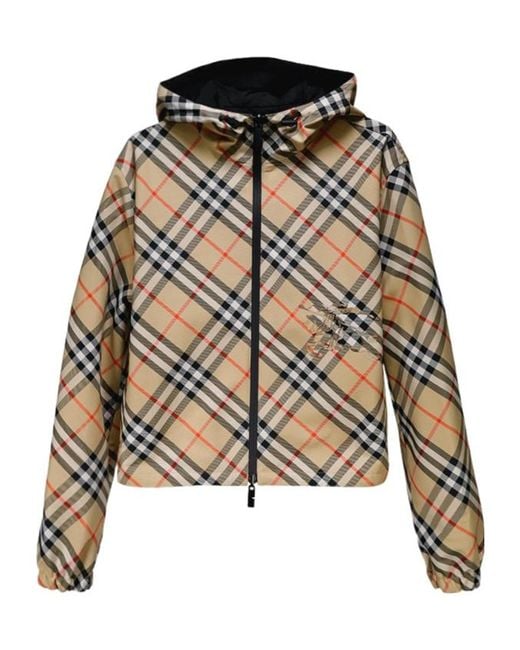 Burberry Multicolor Vintage Checked Reversible Hooded Jacket