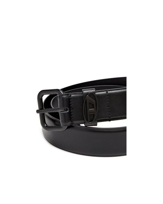 DIESEL Black B-1Dr Belt for men