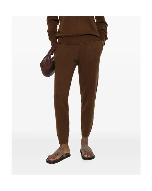 Entire studios Brown Ribbed Knit Trousers for men