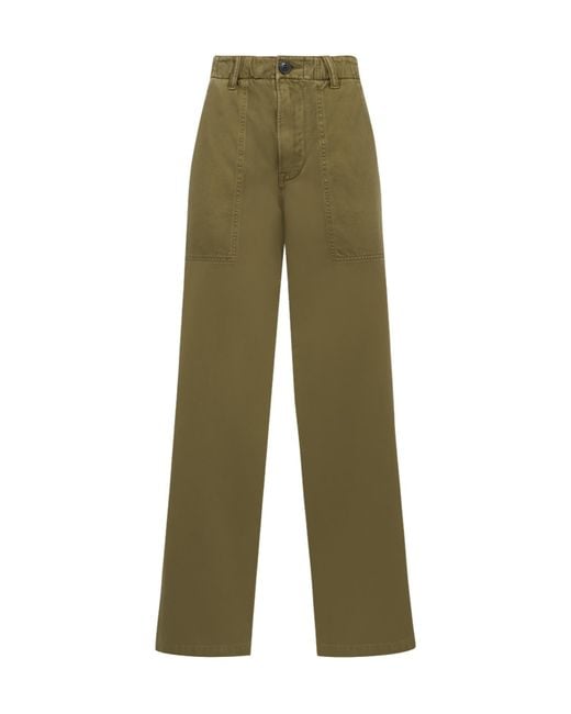 Citizens of Humanity Green Hayden Cotton Loose Trousers for men