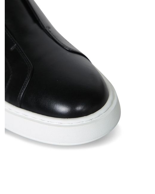 Santoni Black Sneakers for men