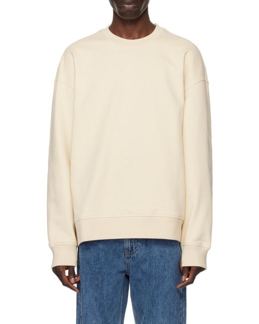 Wooyoungmi White Logo Embossed Sweater for men