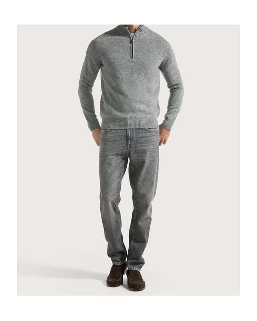 Seventy Gray Turtleneck With Zipper for men