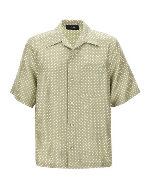 Amiri Multicolor Polka-Dot-Pattern Short-Sleeved Shirt for men